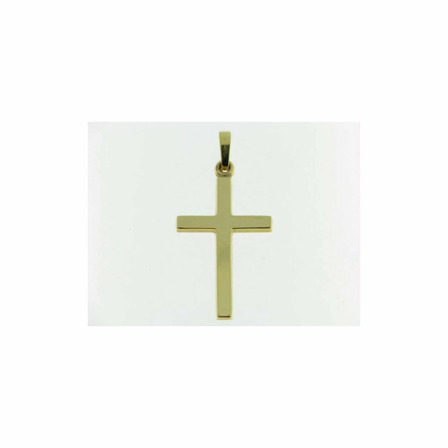 Kreuz Gold poliert 16x25mm - 112841
