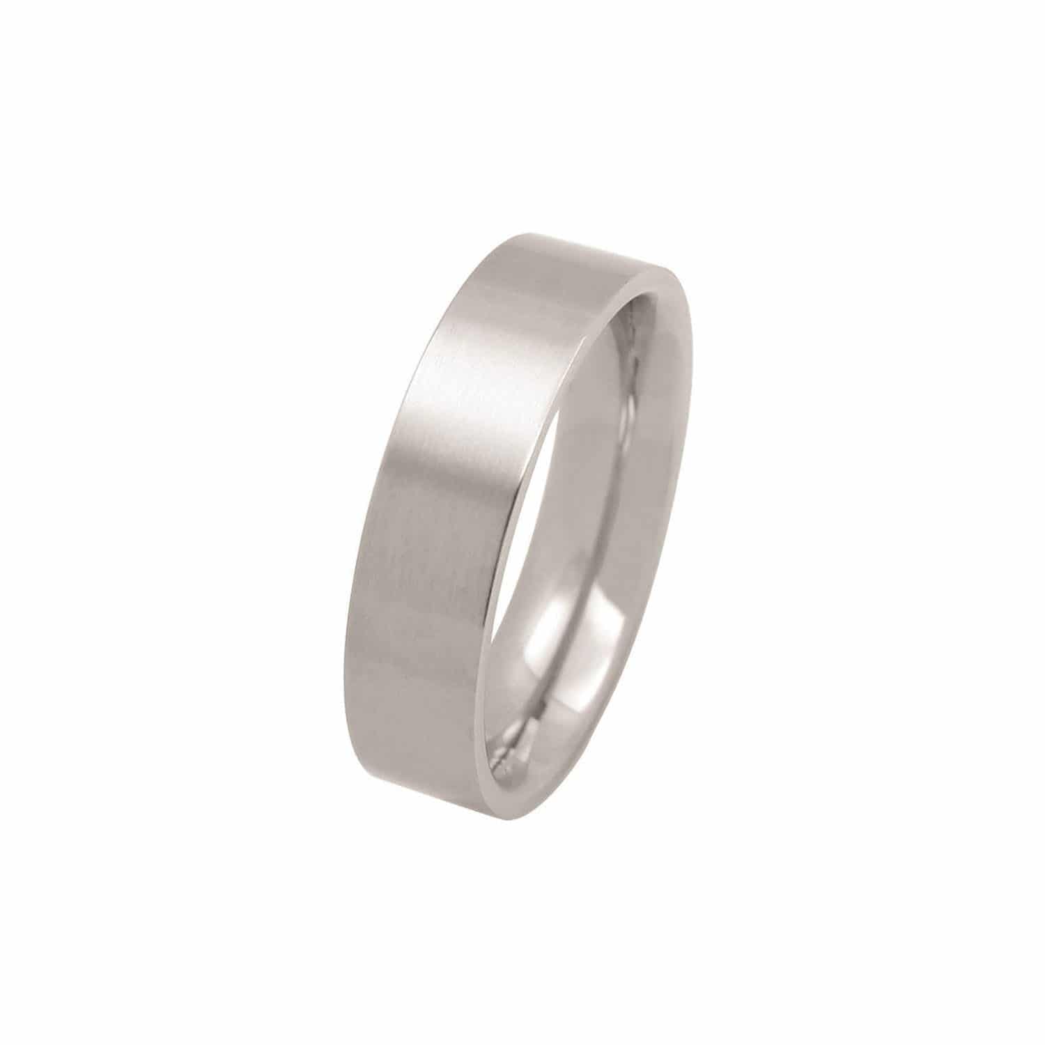 Landmesser Ring W.62 Stahl 6mm mattiert - 117255