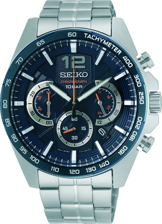 SEIKO Herrenuhr Chrono Seiko Stahl/Stahlb. - 125849