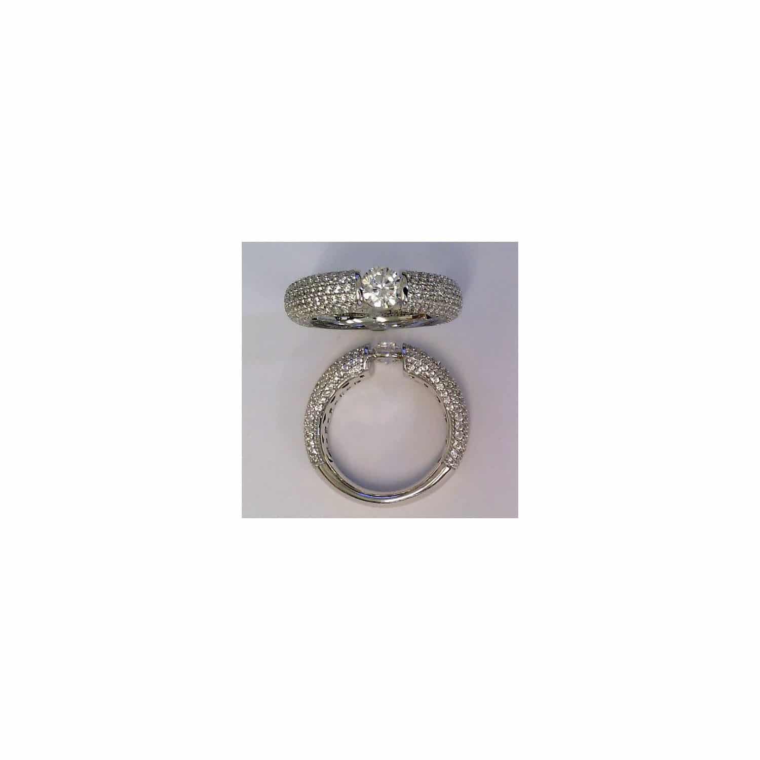 CEM Ring W.56 Mehrsteiner 925 rhodiniert - 127987