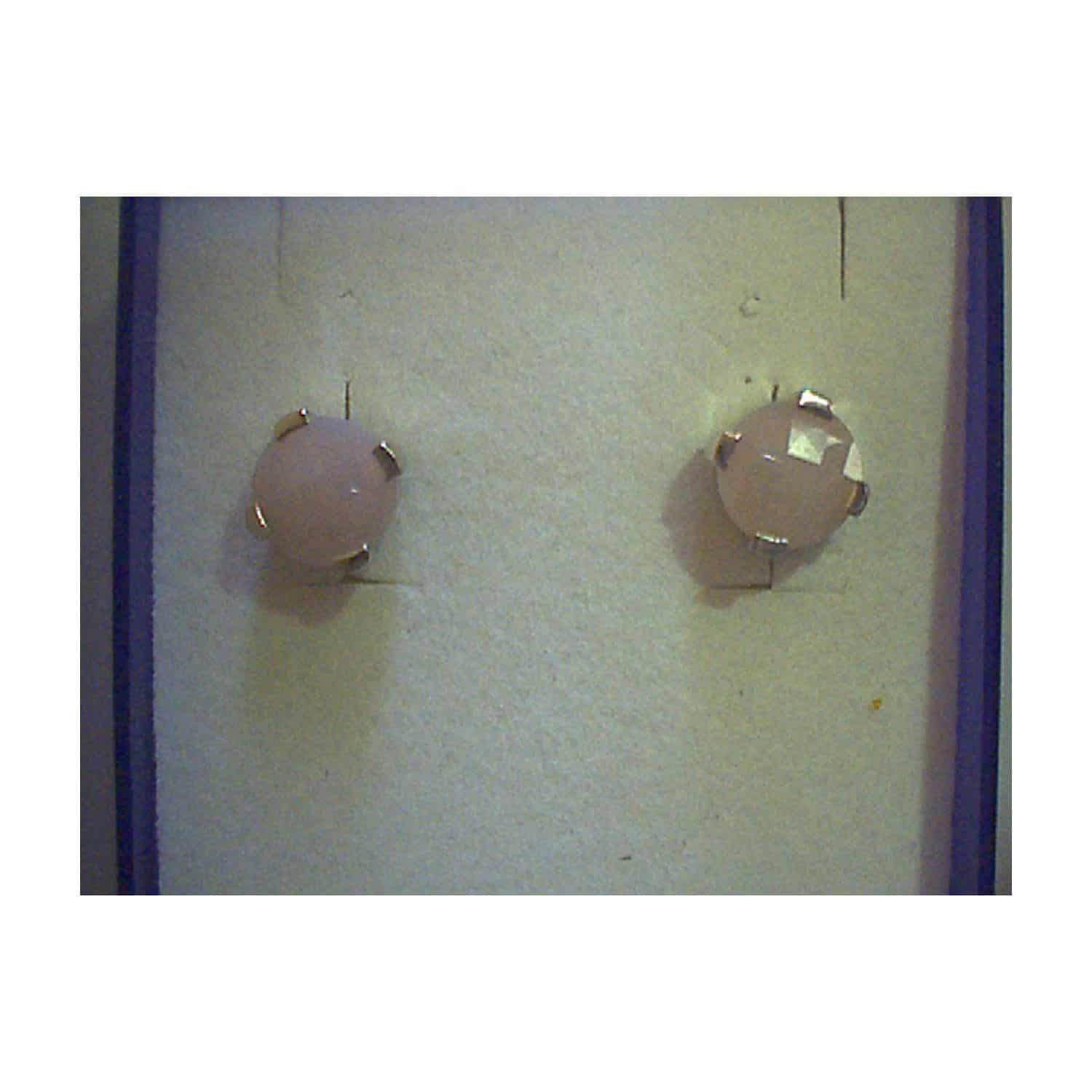 Ohrstecker rose opal - 139154