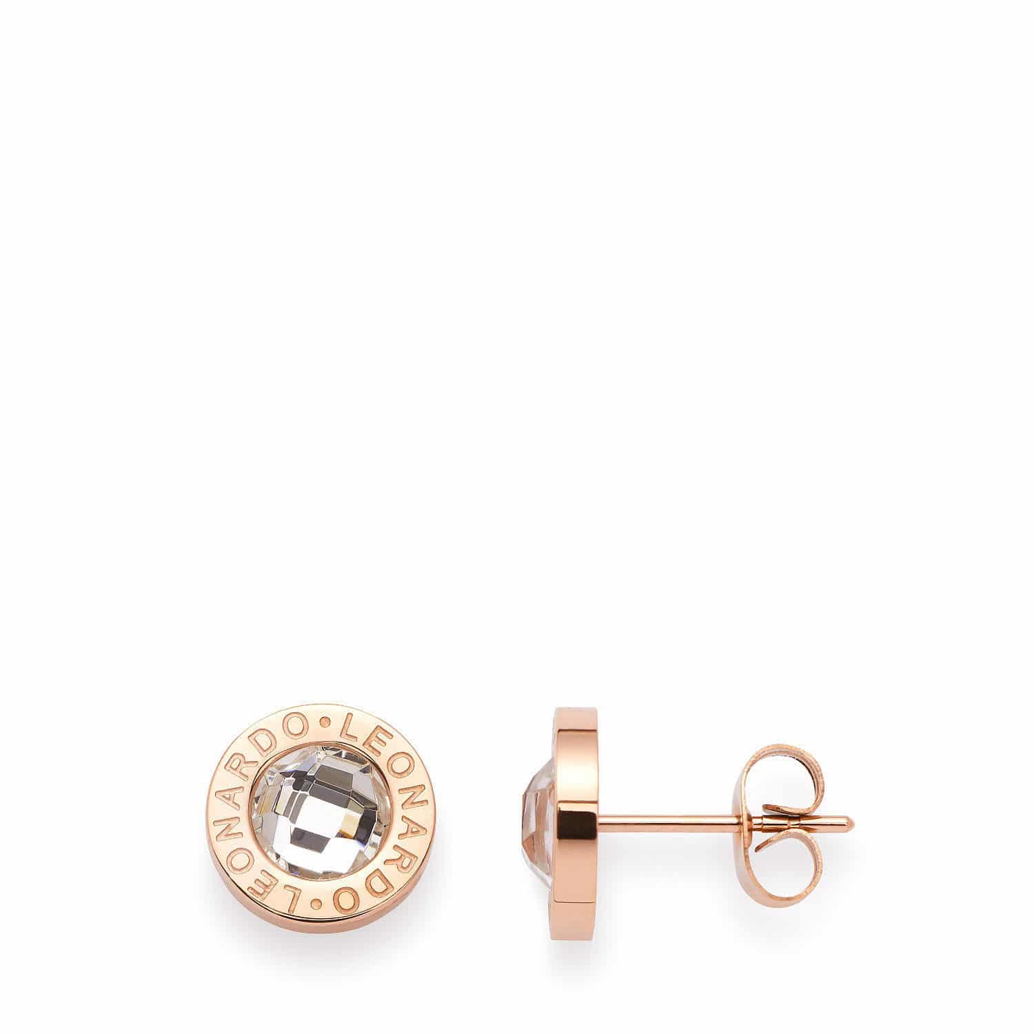 Leonardo Ohrstecker rose goldplatt - 142239