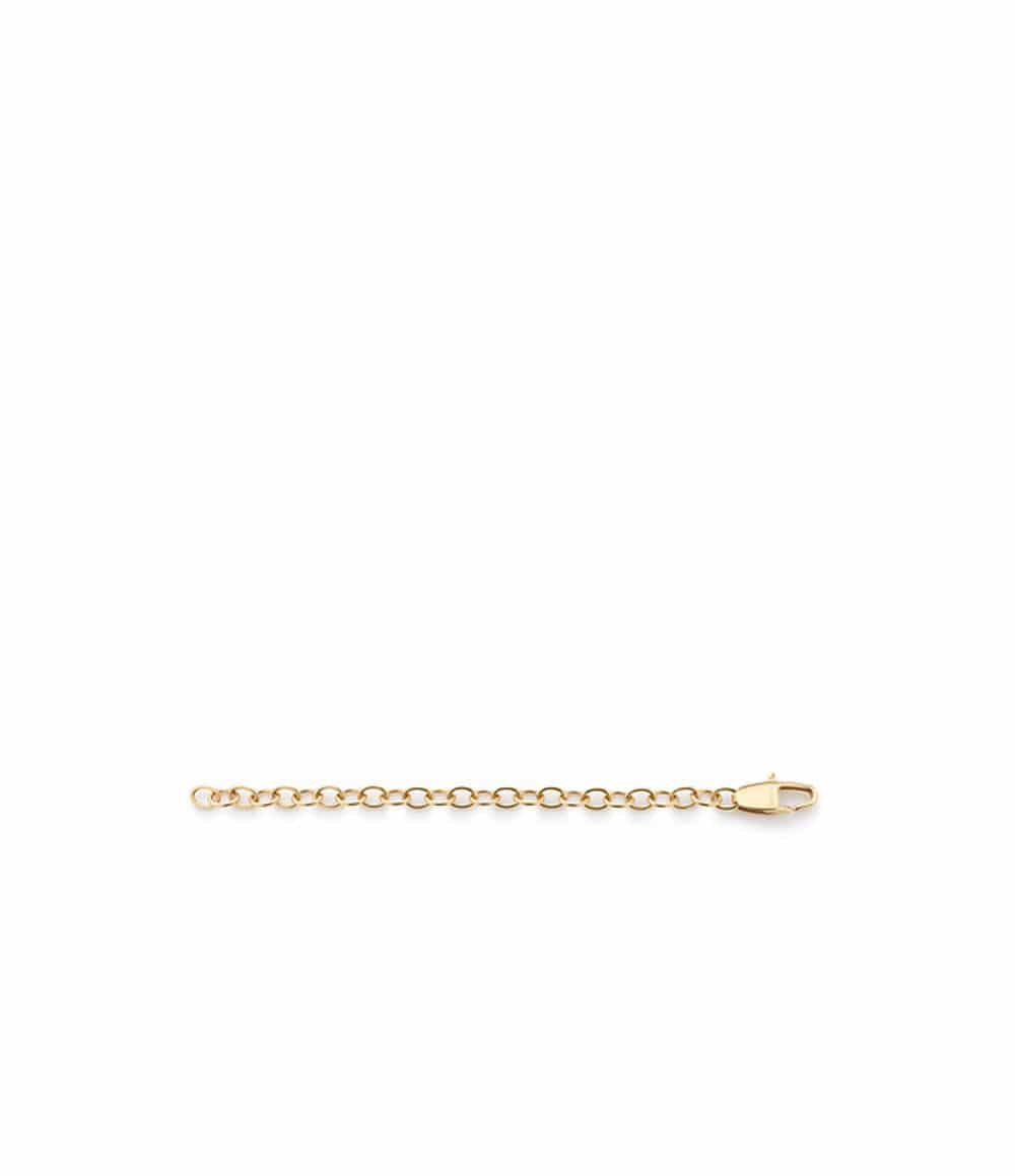 Leonardo Verlängerungskette 10cm Stahl/gold - 143198