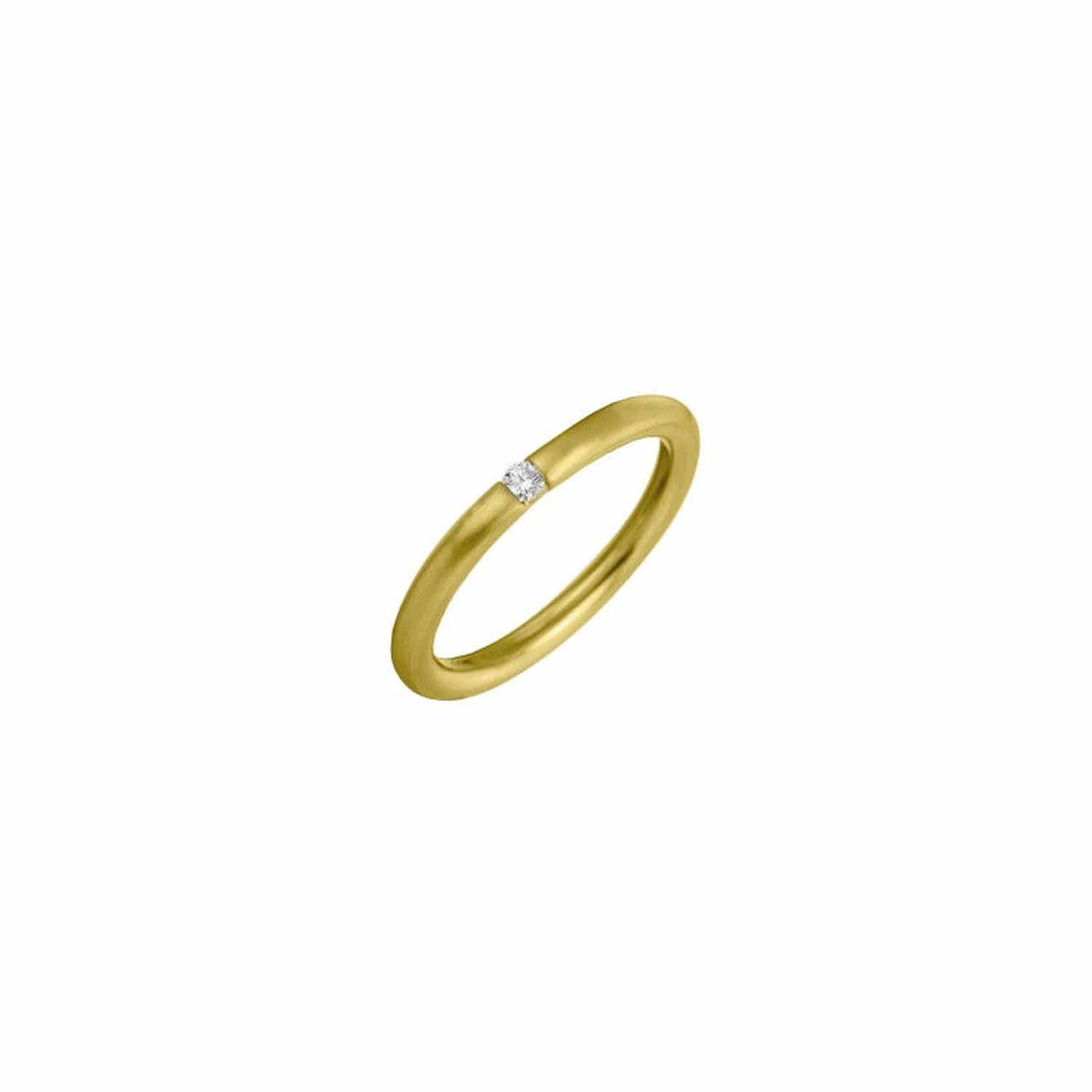 Diamondgroup Ring W.54 Gelbgold 585/0,06ct Diam. - 147443