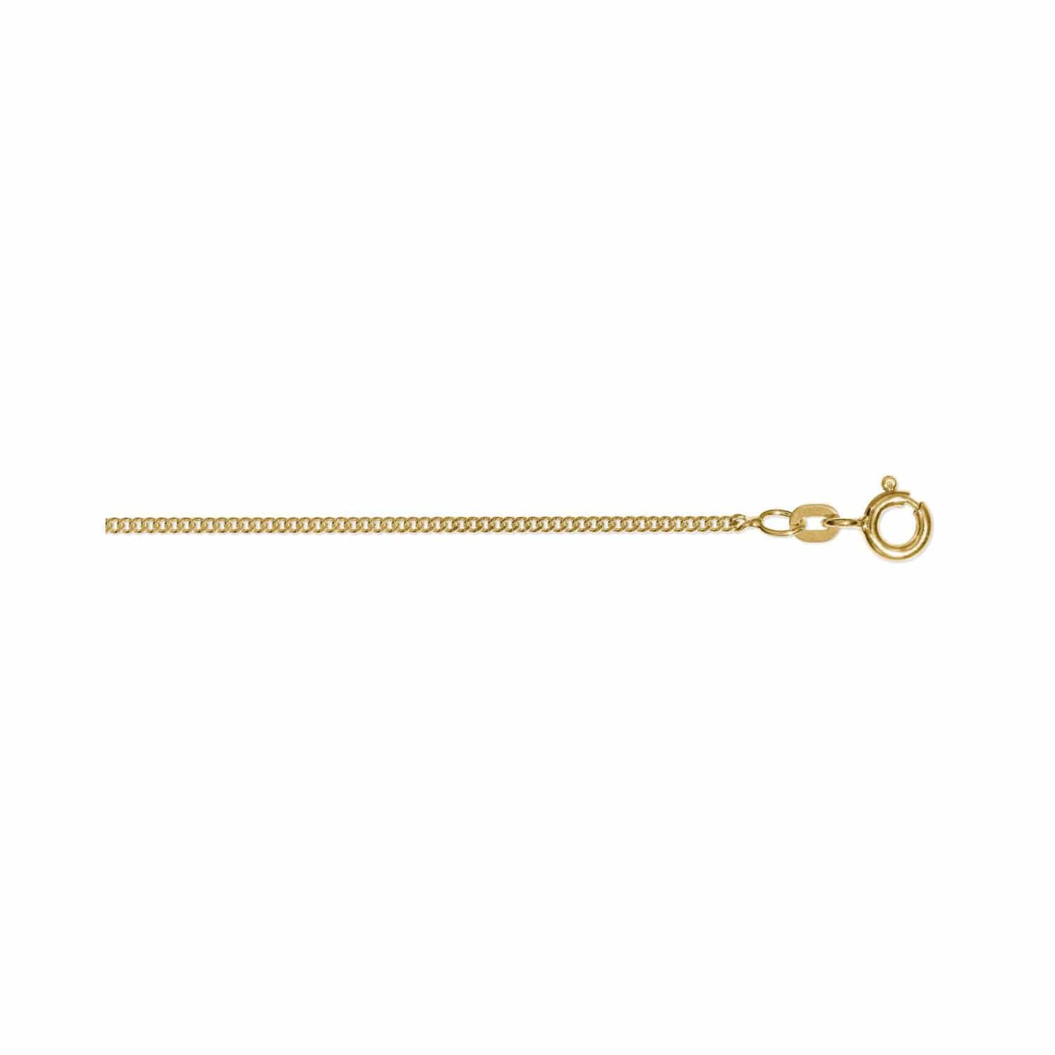 Bedra Kette 45cm Panzer flach 1.2mm Gold - 147729