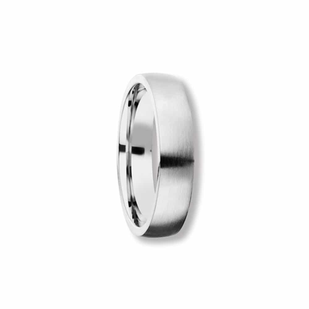 Bedra Partnerring W.64 5mm matt Silber 925/-rhodiniert - 148160