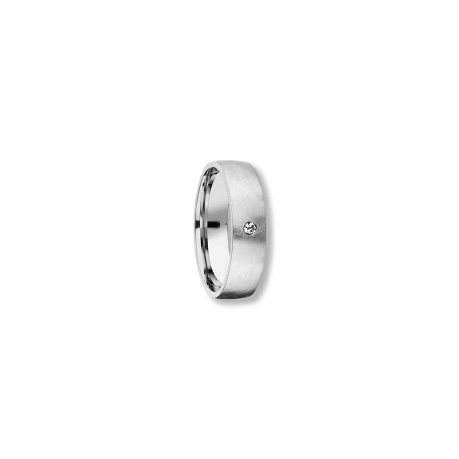 Bedra Partnerring W.54 5mm eismatt Zirkonia - 148471