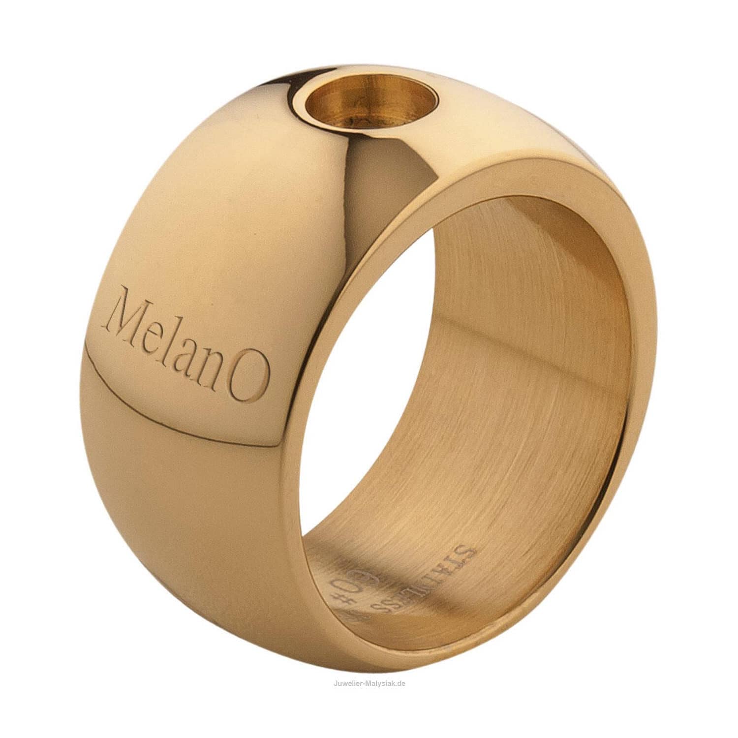 Ring W.60 Stahl gold 12mm Magnetic  - 152545