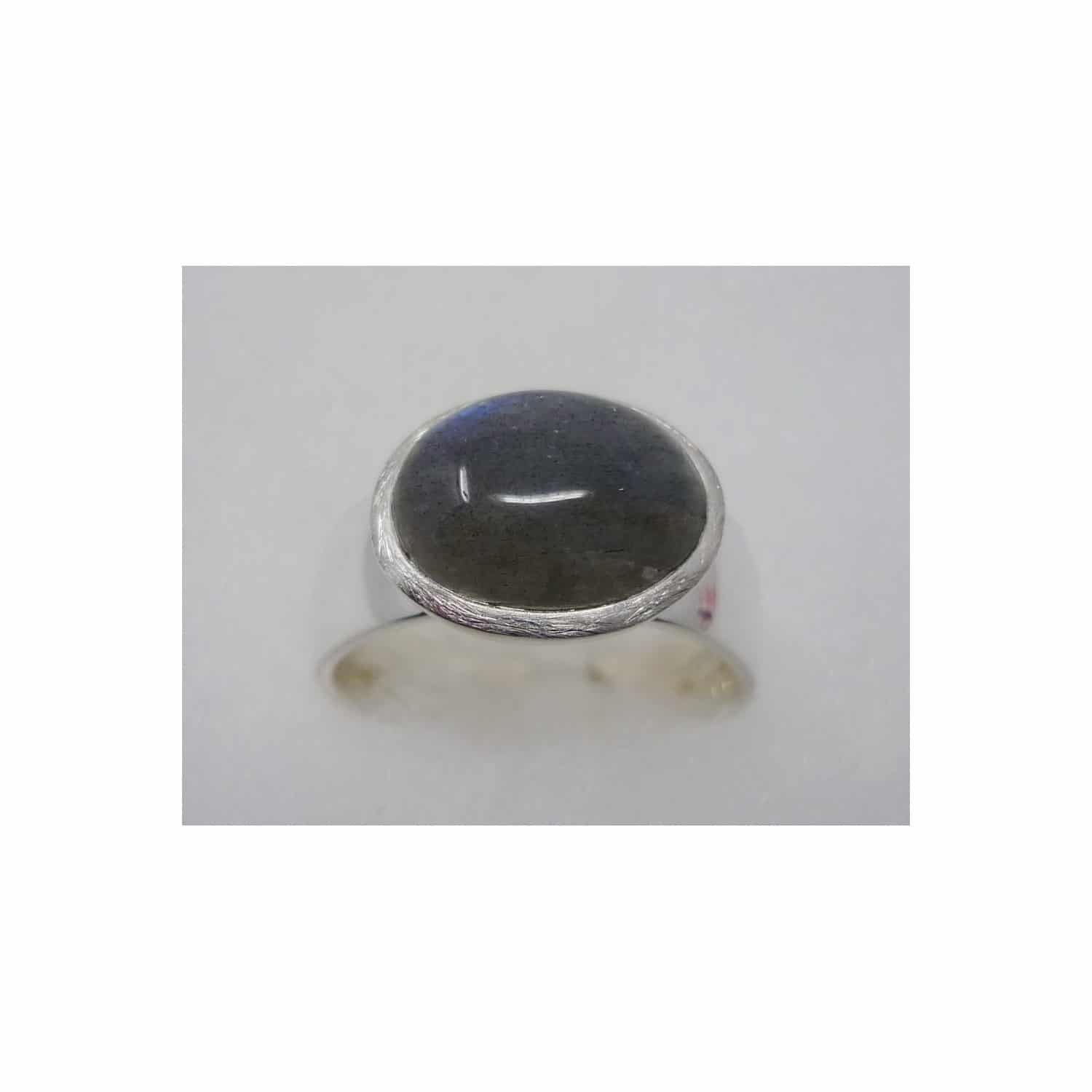 Ring Silber matt Labradorit W.57 - 158378