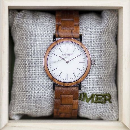 Laimer Armbanduhr Elsa Holzuhr Quarz - 158506