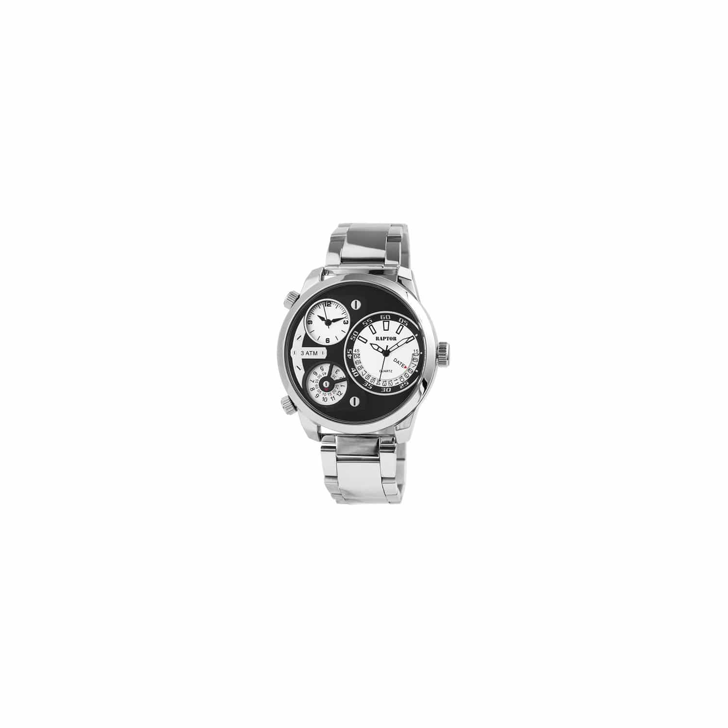 Raptor Metallbanduhr Quarz Edelstahlband - 158940