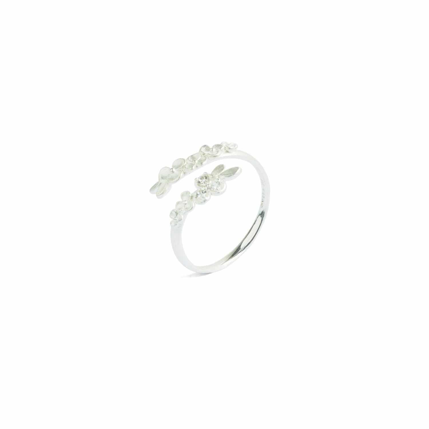 Bernd Wolf Melia-Ring Zirkonia silber - 158946