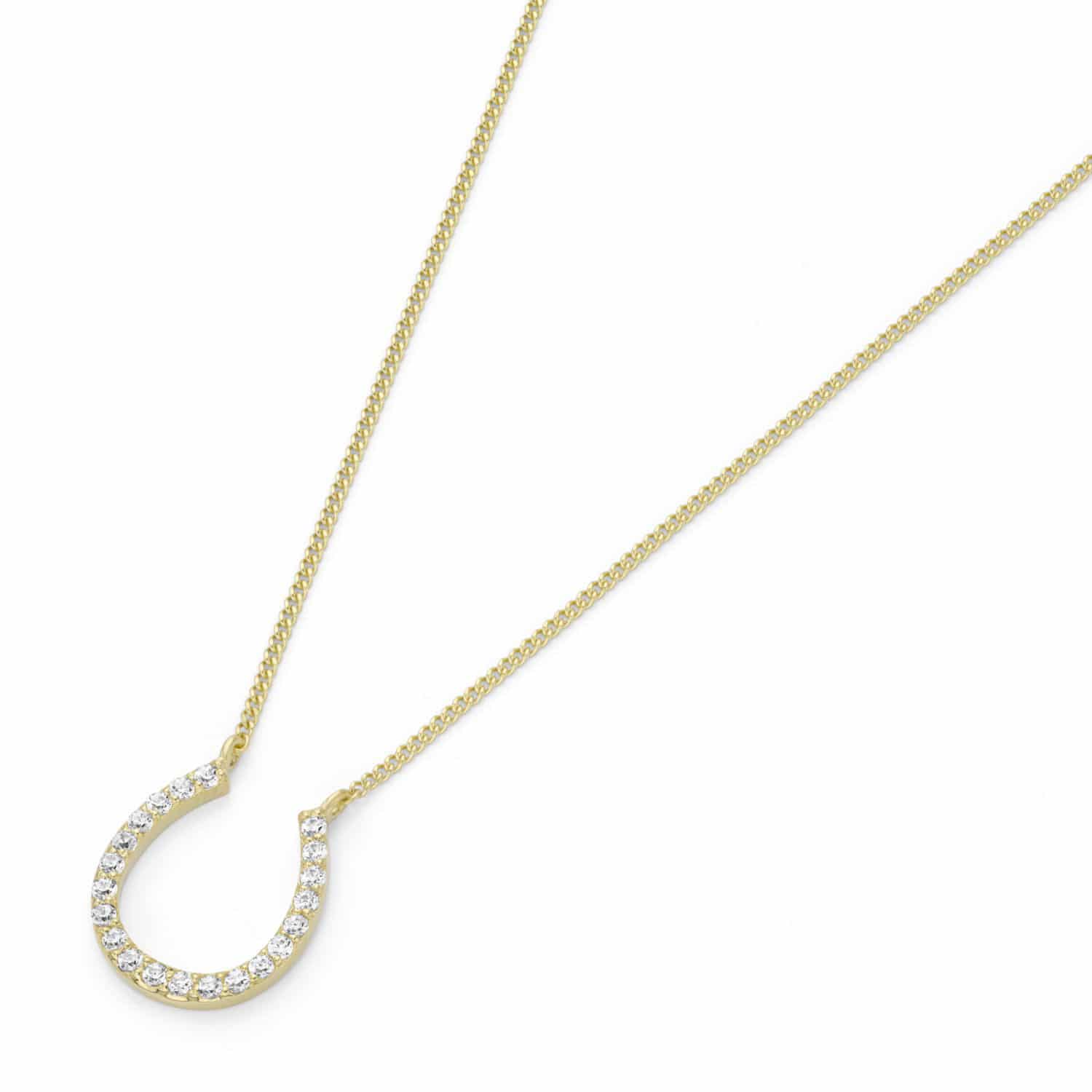 Collier 45cm Hufeisen Gold 375   - 159397