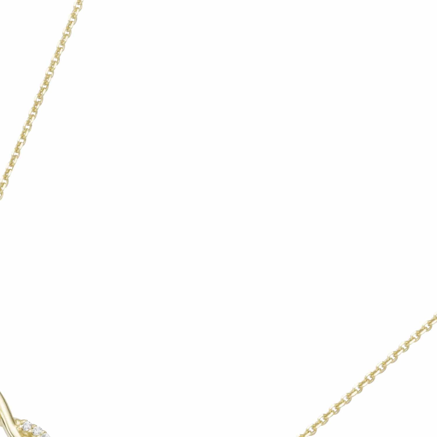 Collier 45cm Gold 375 Zirkonia - 160187