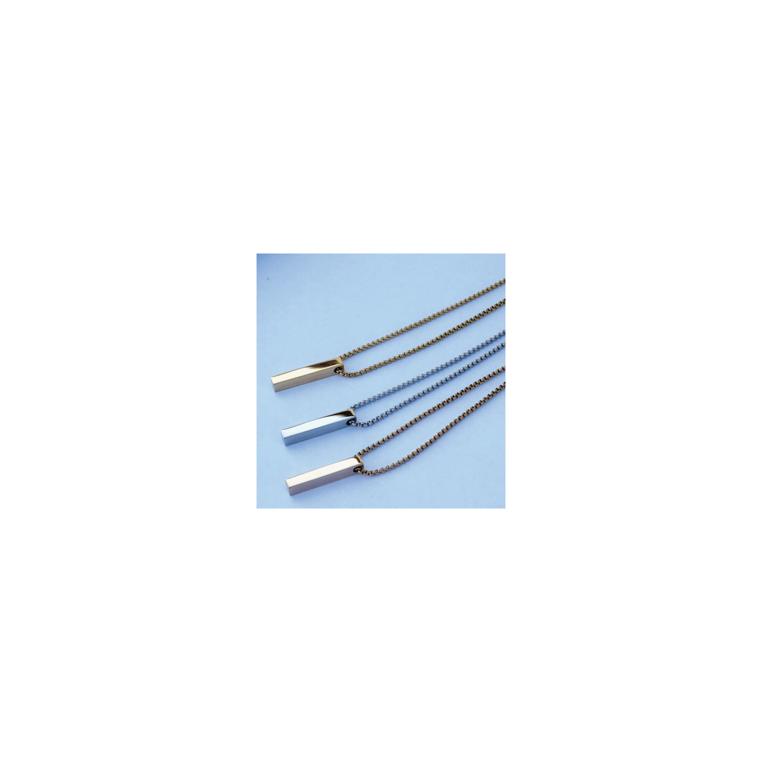 Kette Gravurstab 43+5cm - 160766