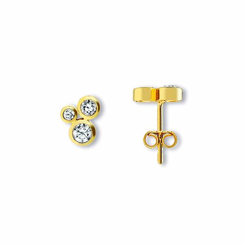 Bedra Ohrstecker Zirkonia 8 mm x 6 mm x 2 mm - 162023