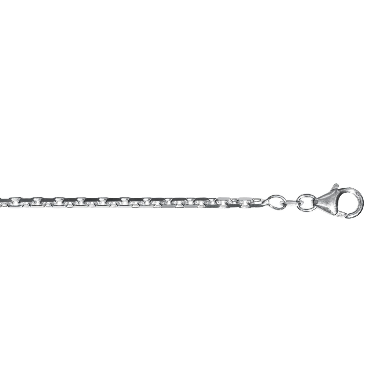 Bedra Kette 55cm Ankermuster diamantiert 2,0mm - 163023