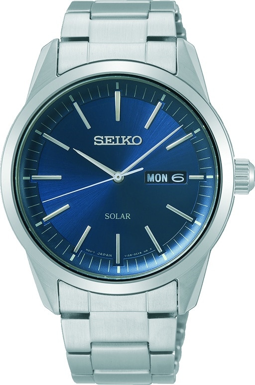 SEIKO Herren Solar Edelstahl Uhr  - 163190