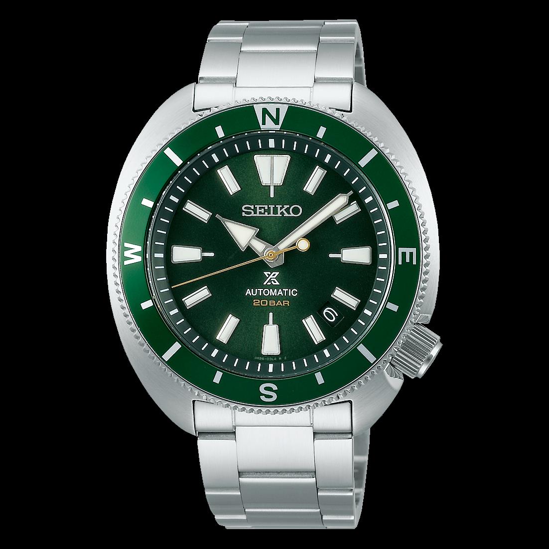 SEIKO Herren Automatic Saphirglas Edelstahl Uhr - 163749