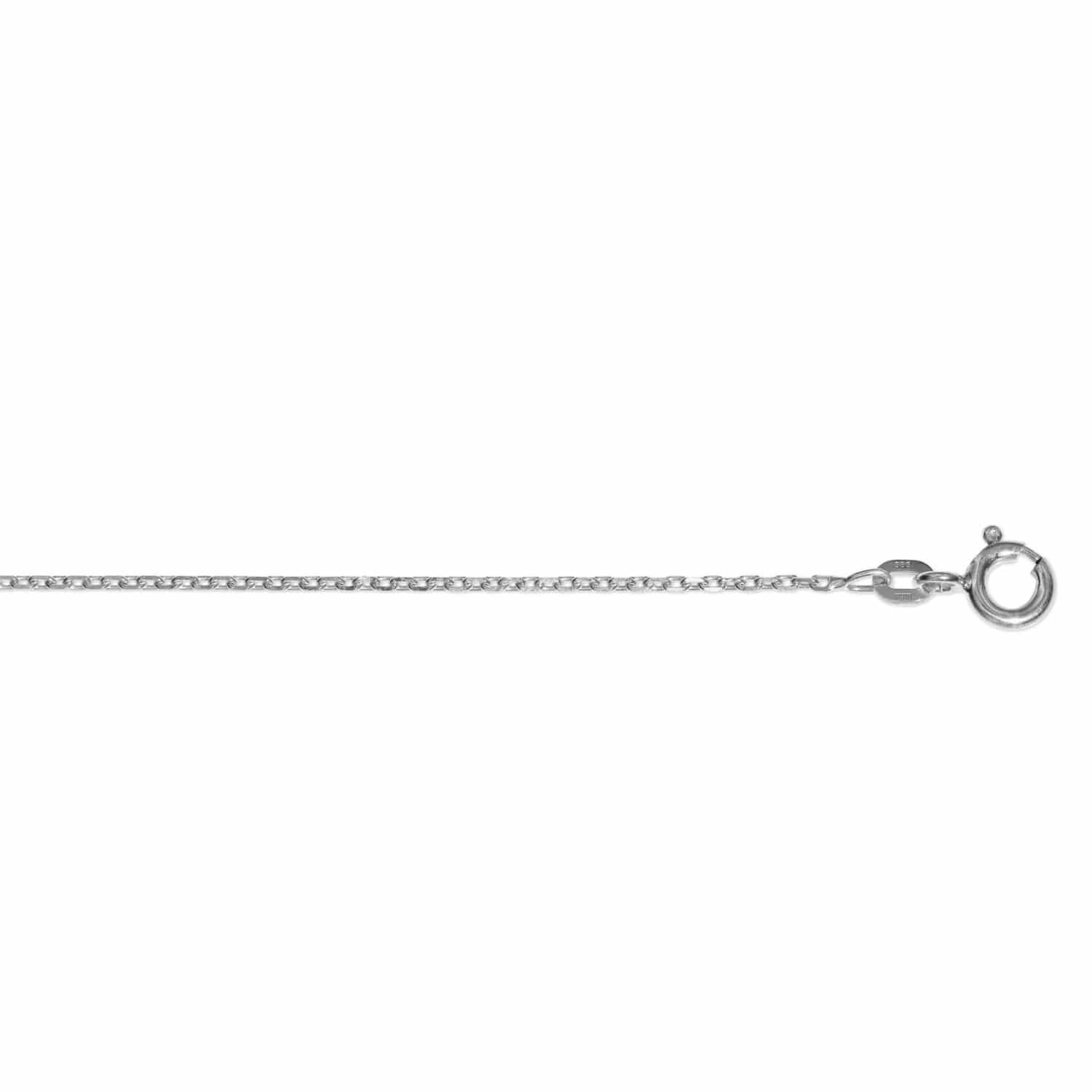 Bedra Kette 45cm Ankermuster diamantiert  1,3mm - 163773