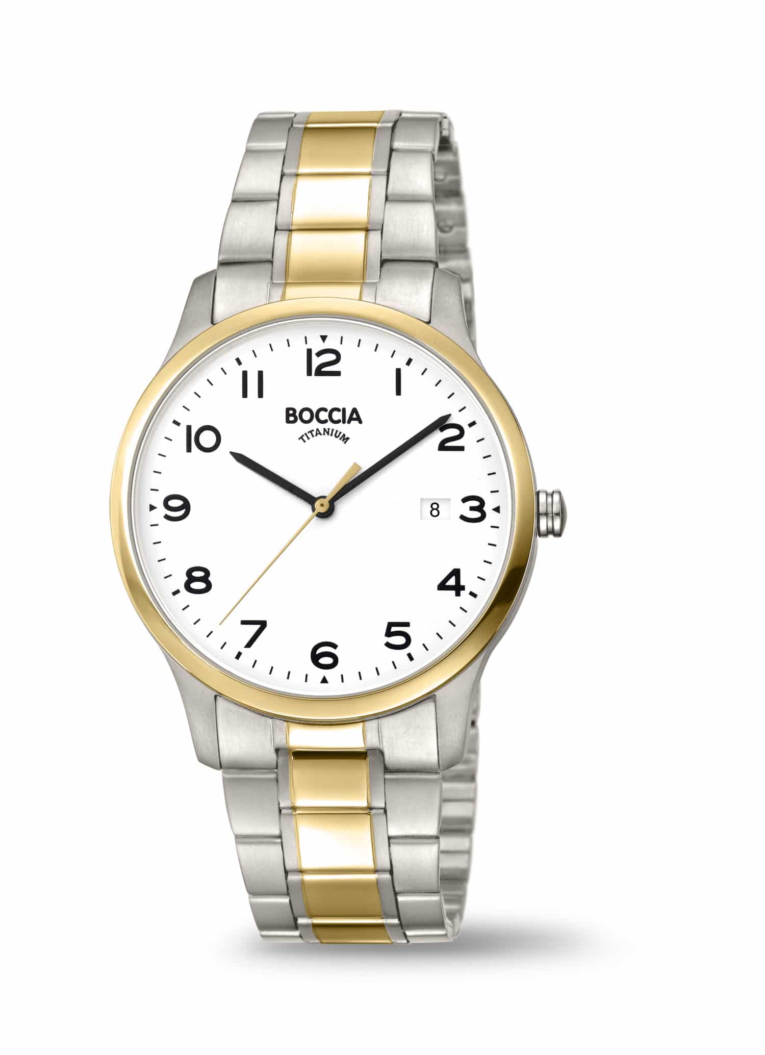 Boccia Herren Titan Quarz Uhr - 164002