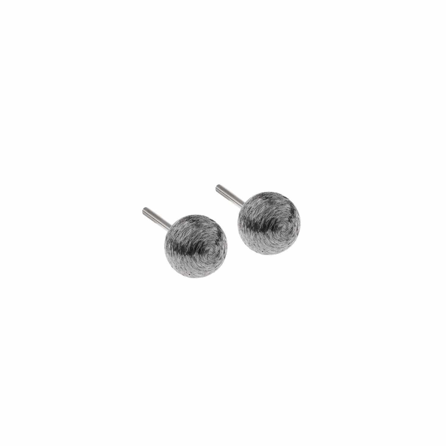 Ernstes Design Ohrstecker Kugel 6mm geschliffen ES - 108090