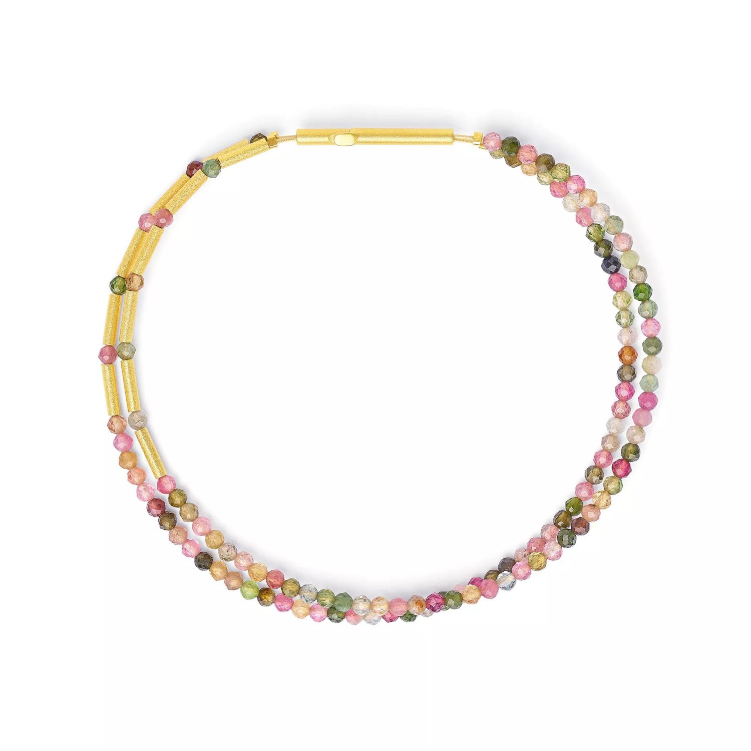Bernd Wolf Armband 19cm Turmalin goldplattiert - 164338