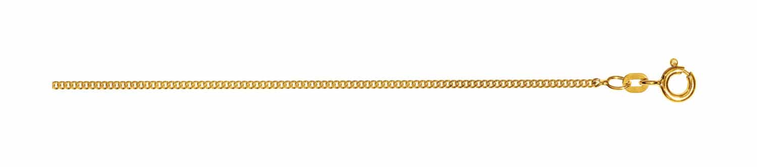 Bedra Kette 50cm Panzer flach 1.7mm Gold - 151222