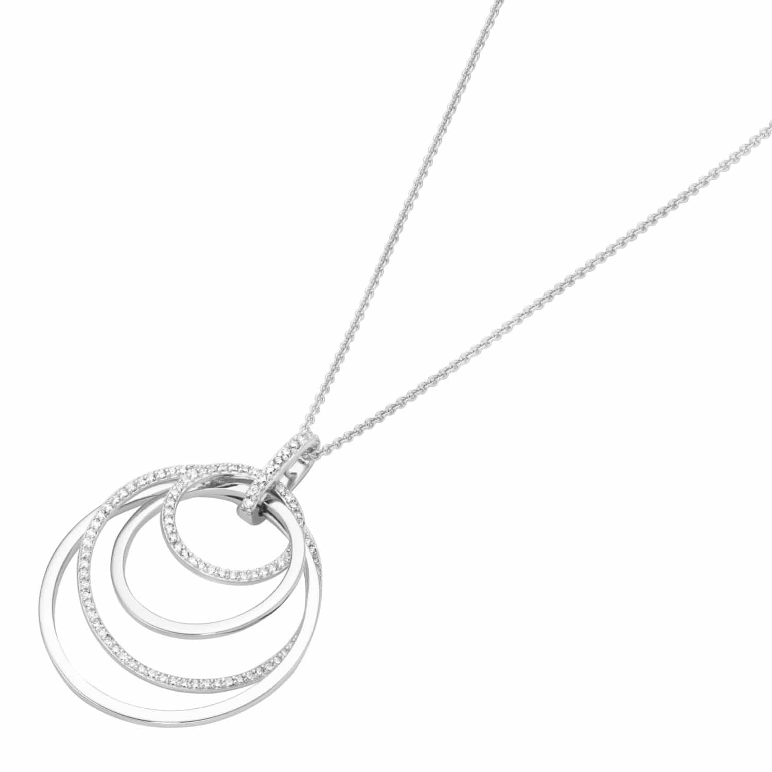 Giorgio Martello Anhänger 4 Ringe 42+3cm Ankerkette  - 164588
