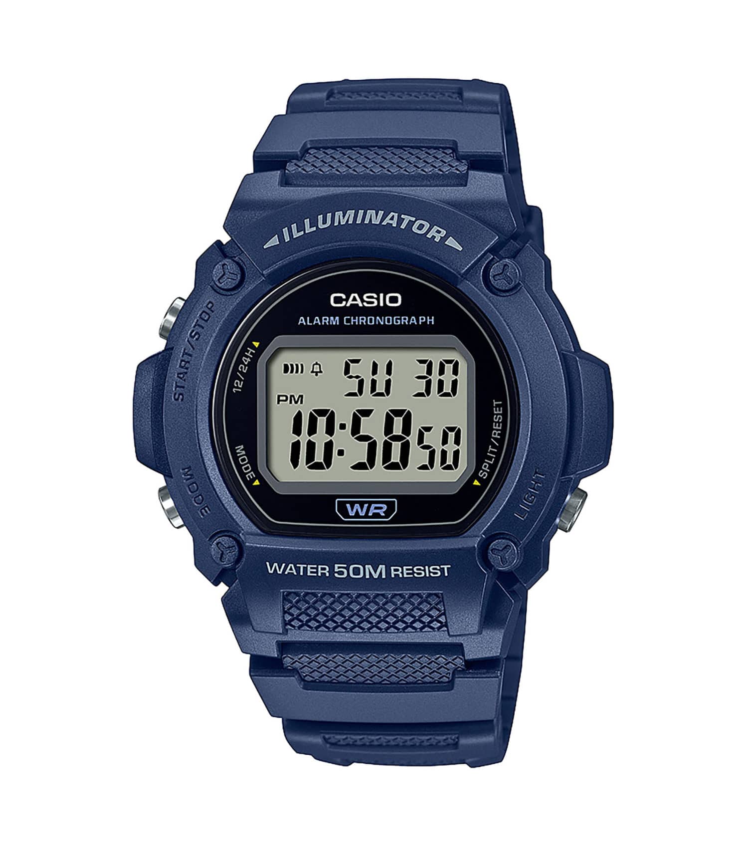 Casio Digital Quarz Kunststoffuhr blau - 164617