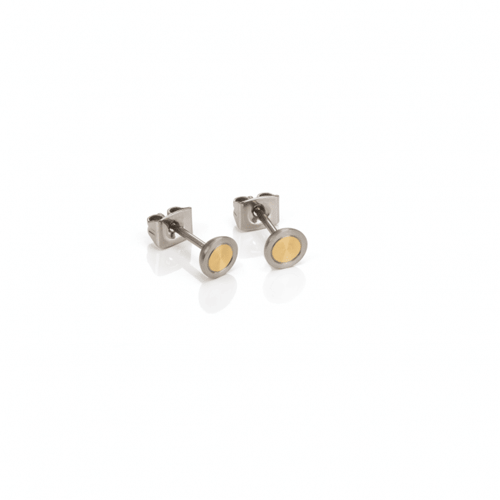 Boccia Ohrstecker 6mm Titan - 132689