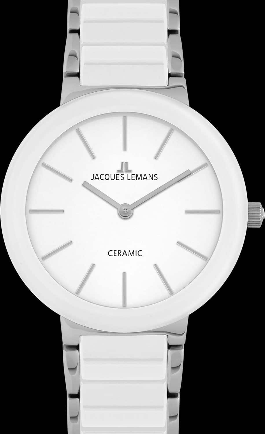Jacques Lemans Damenuhr Ceramic weiß  - 164748