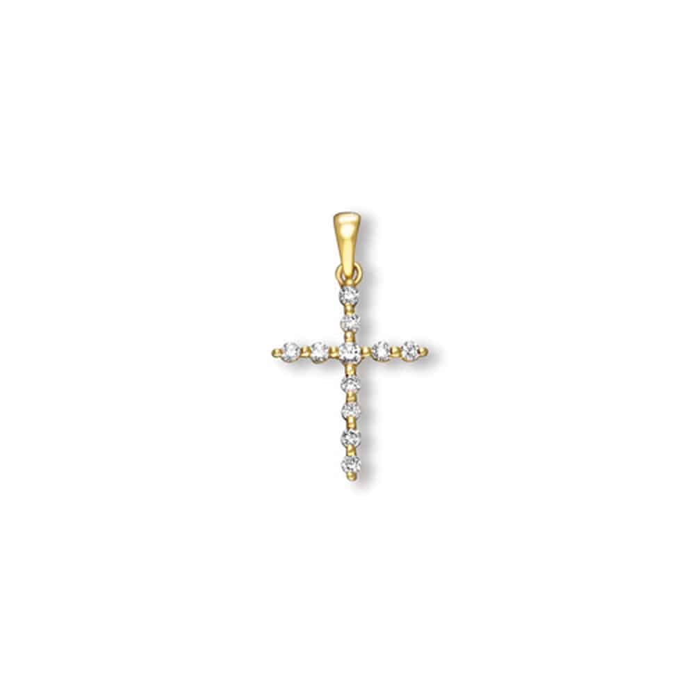 Bedra Anhänger Kreuz 14x10mm Zirkonia - 147987