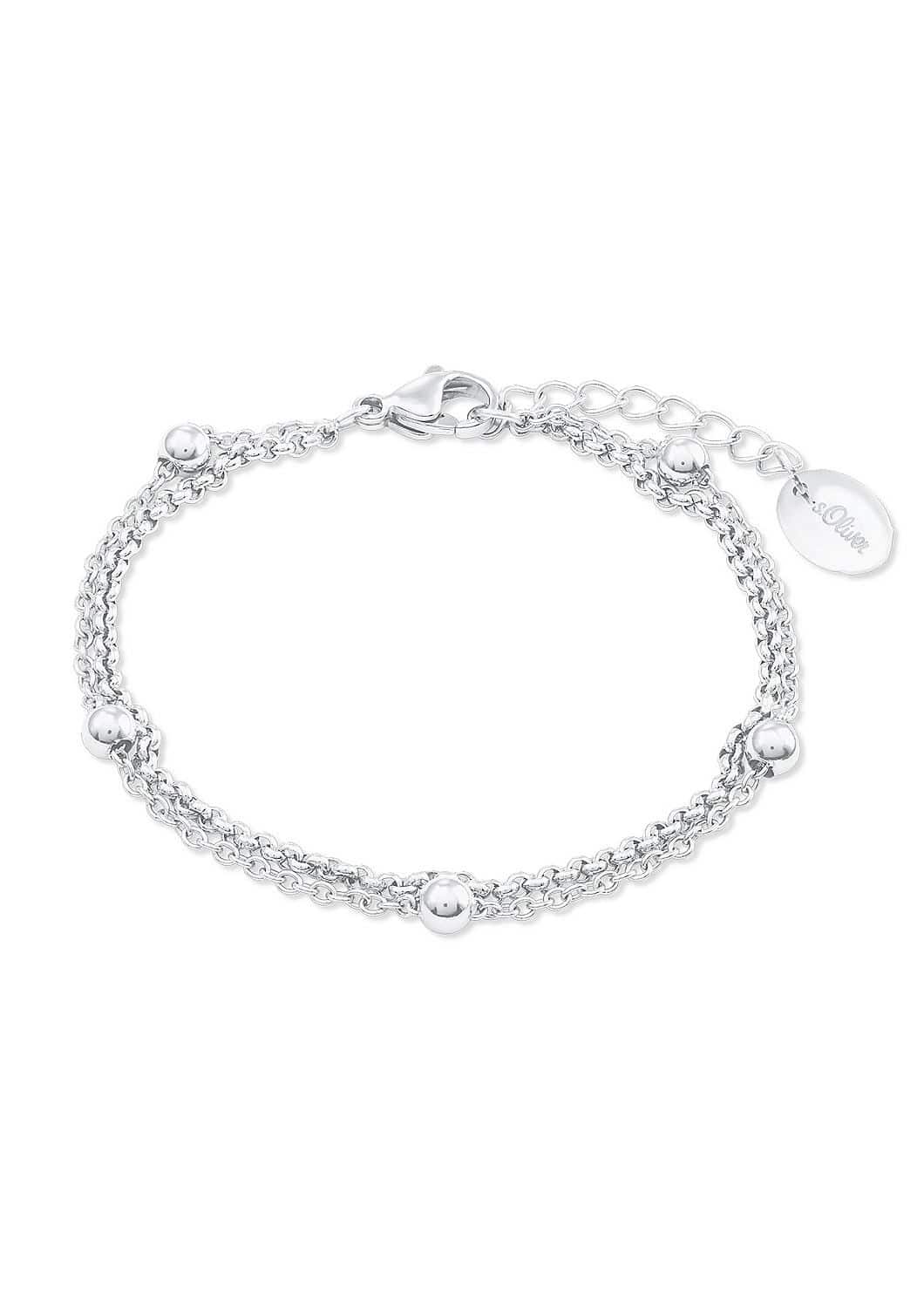 s.Oliver Armband Edelstahl Kugeln 16+4cm - 157039