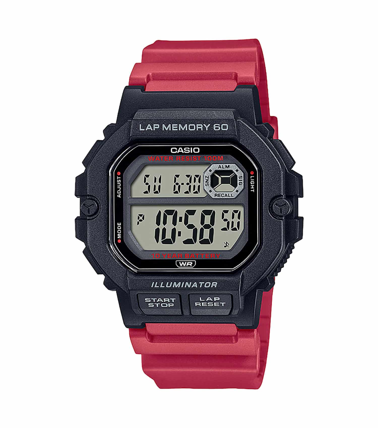 Casio Herren Digital Quartzuhr Kunststoff - 164892
