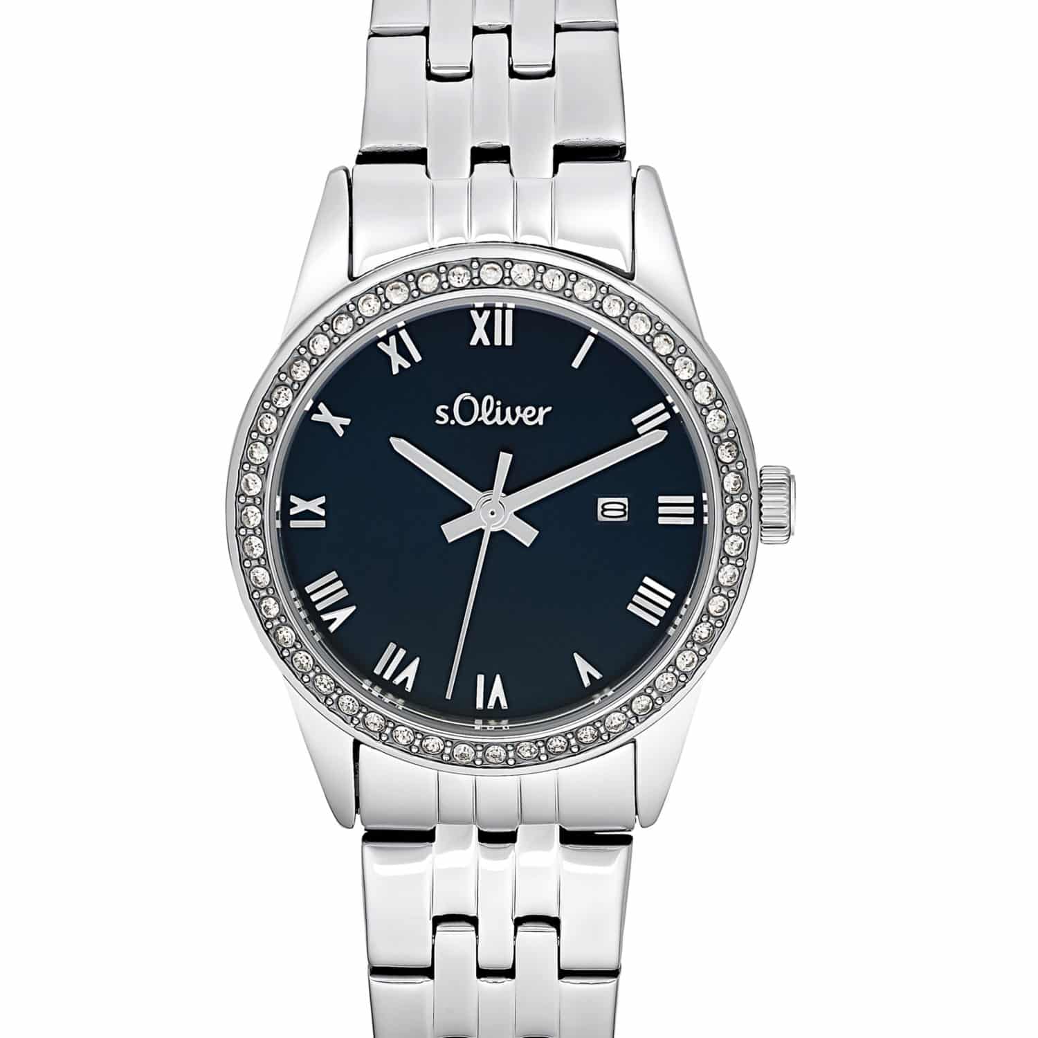 s.Oliver Damen Quarzuhr Edelstahl - 165046