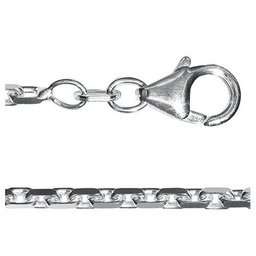 Bedra Kette 50cm Anker diamantiert 1,8mm - 163018