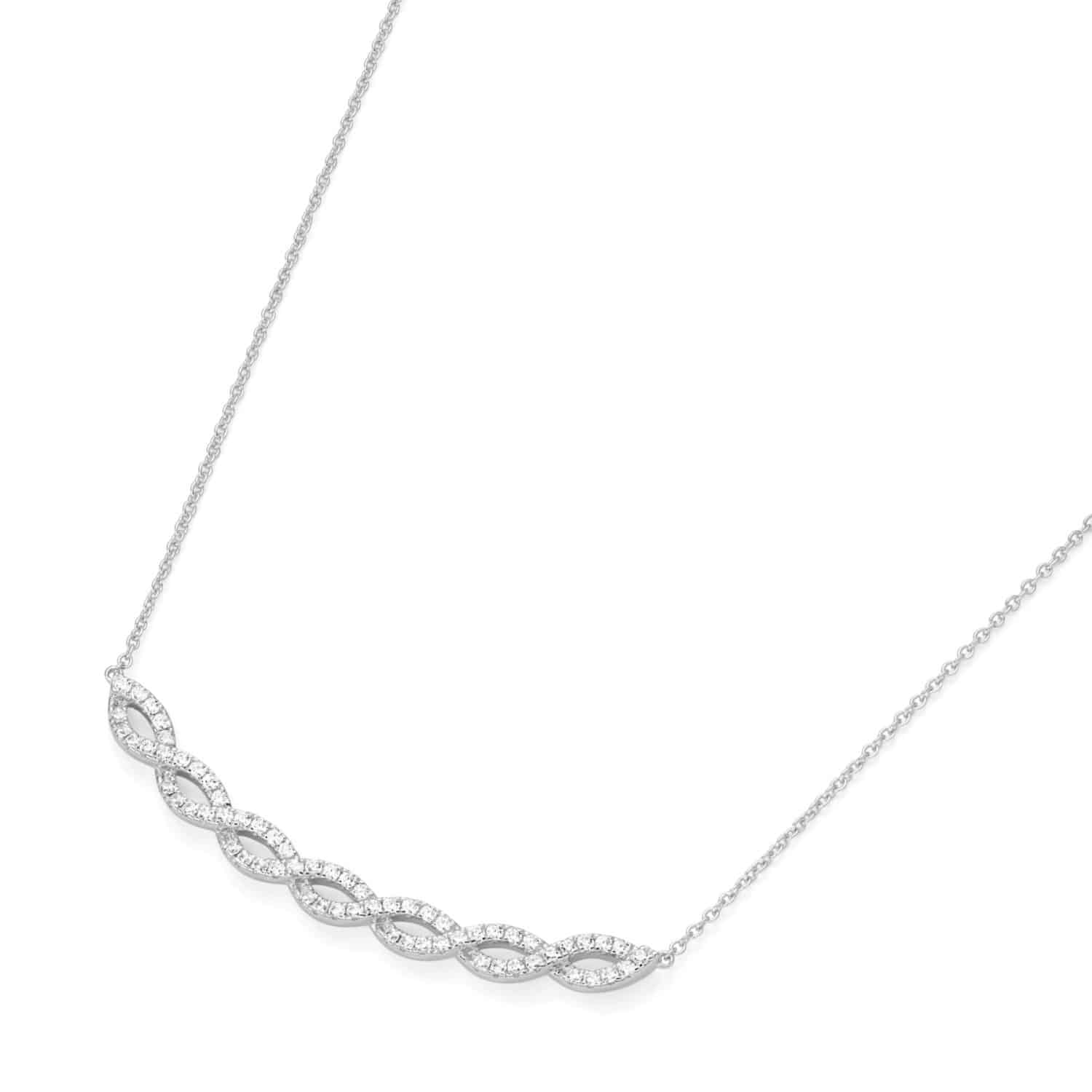 Giorgio Martello Collier 45cm Mittelteil geschwungen - 165281