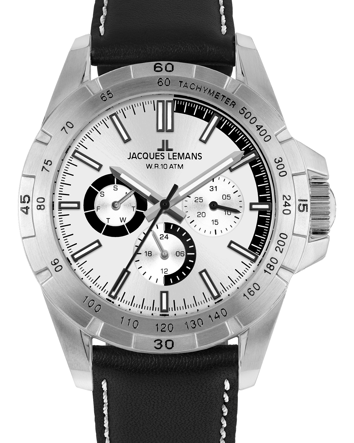 Jacques Lemans Herren Quarz Edelstahluhr - 165888