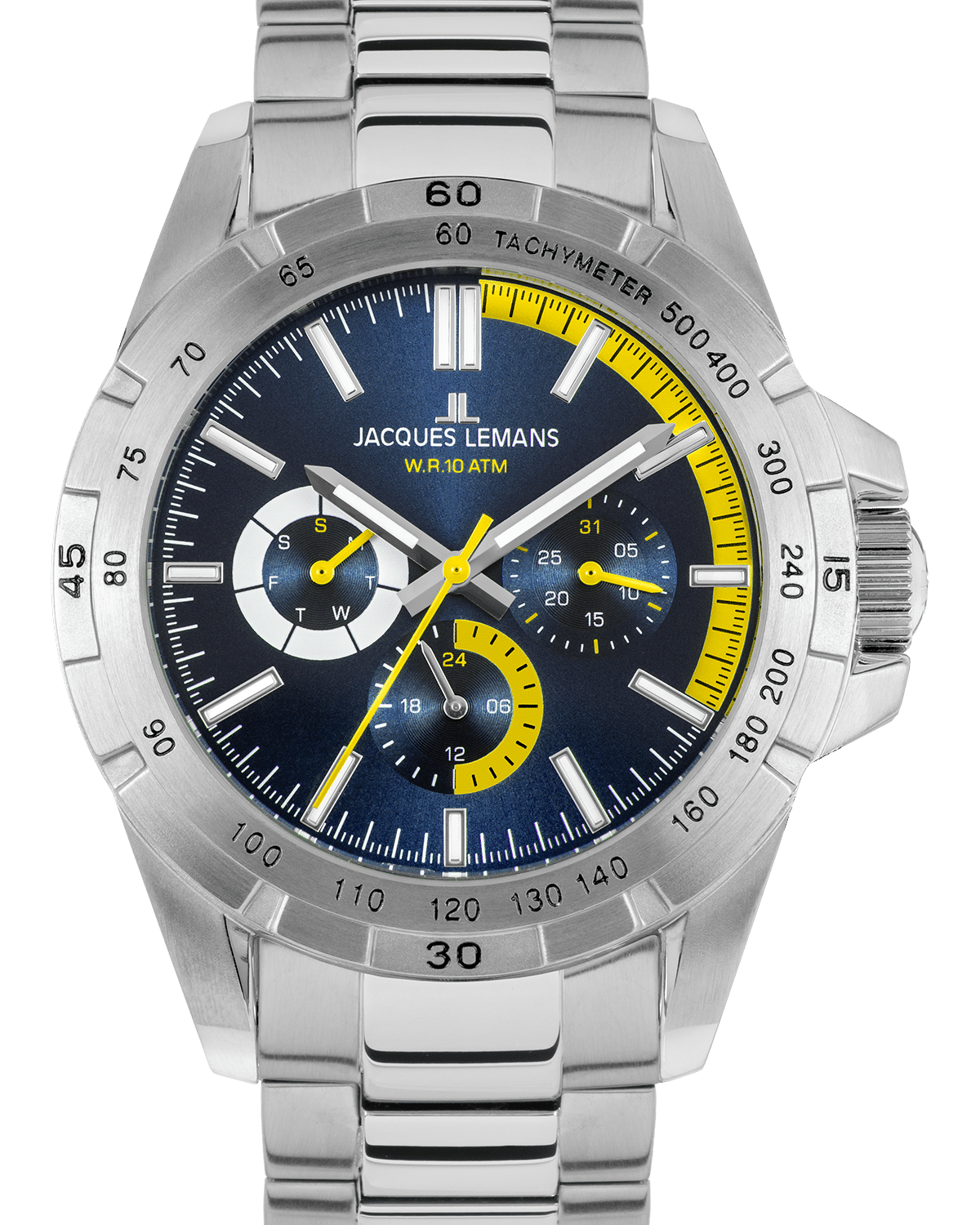 Jacques Lemans Herren Quarzuhr Edelstahl - 165891