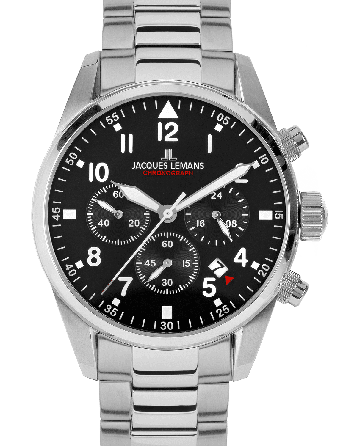 Jacques Lemans Herren Quarzuhr Edelstahl - 165895
