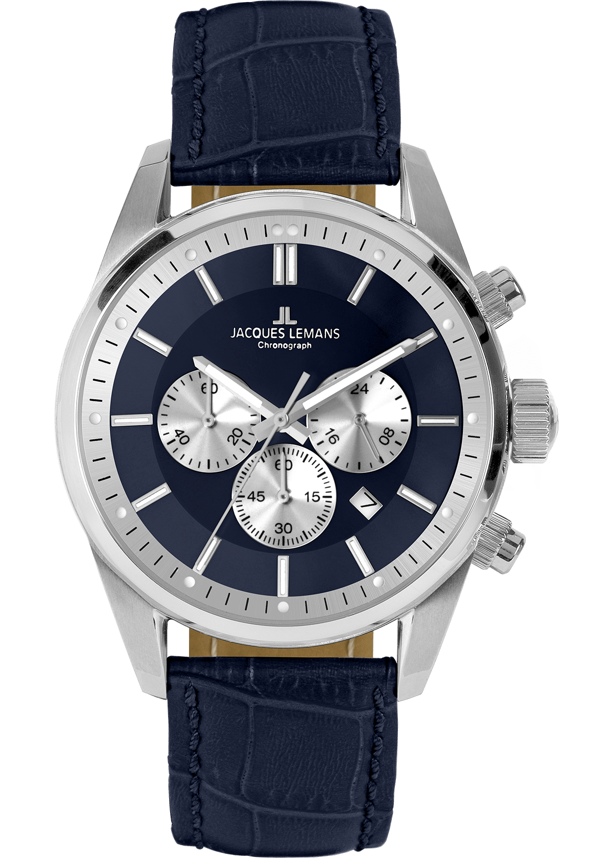 Jacques Lemans Herren Quarzuhr Lederband - 165898