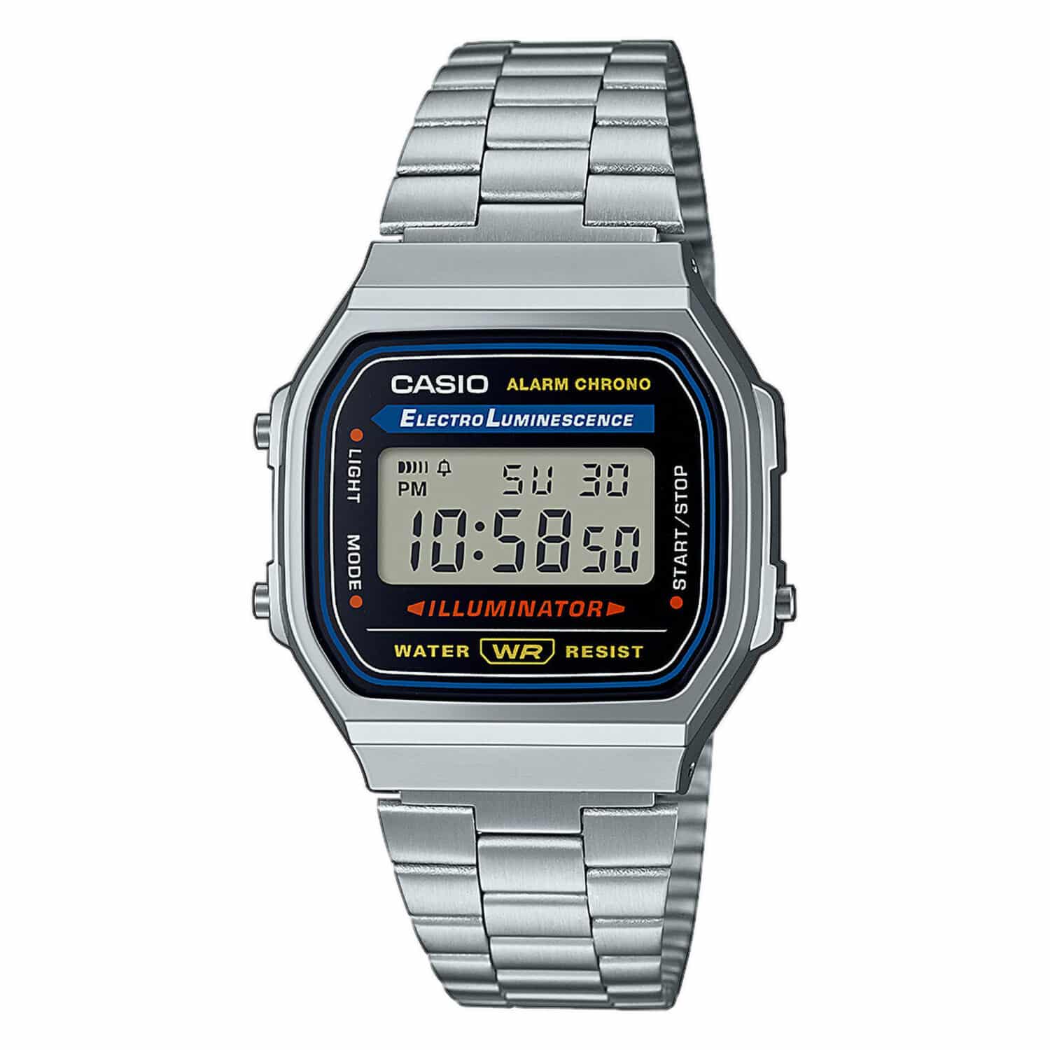 Casio Herrenuhr Digital Metallband - 129908