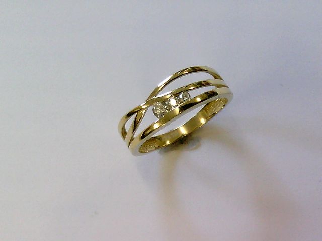 Damenring Mehrsteiner 333 gelb Zirkonia - 170962