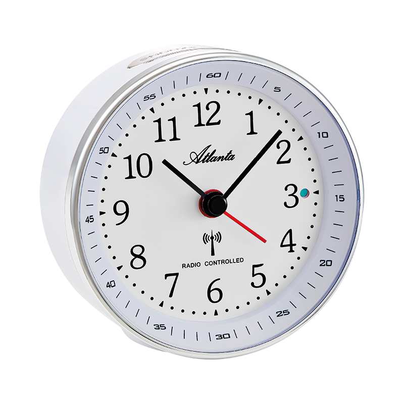 Atlanta Wecker weiß - 171374