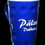 Dubbetasse 0,5ltr. blau m. Logo - 171390