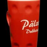 Dubbetasse 0,5ltr. rot m. Logo - 171394