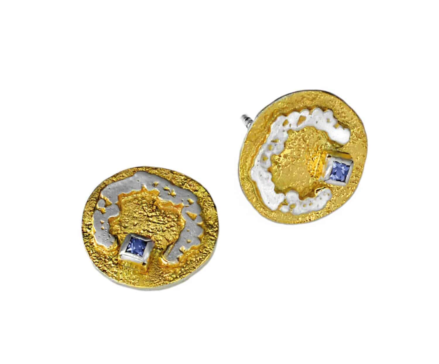 Eva Stone Ohrstecker Skytopas - 171481