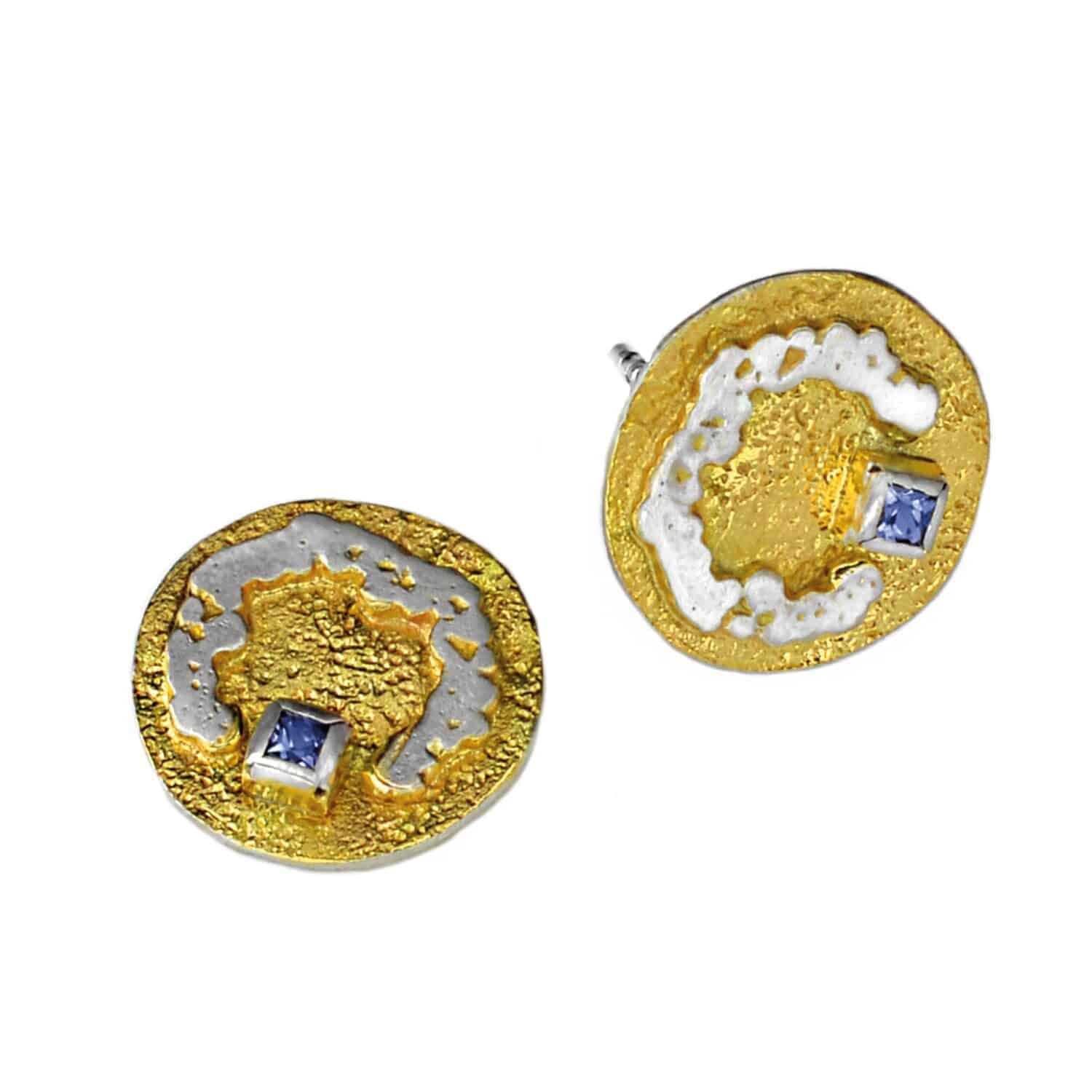 Eva Stone Ohrstecker Skytopas - 171481