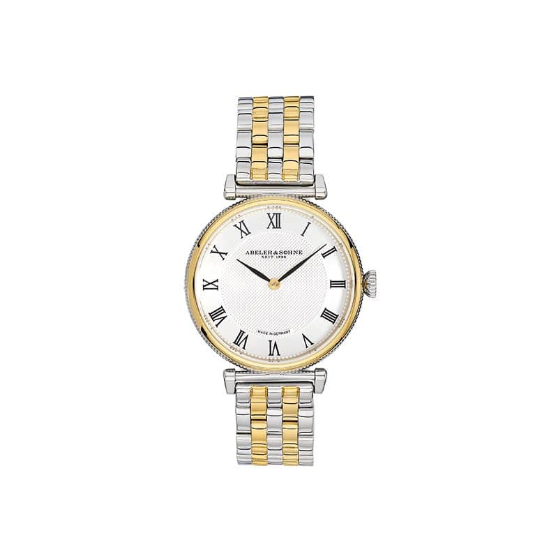 Abeler & Söhnle Abeler & Söhne Damenuhr bicolor gelb - 171515